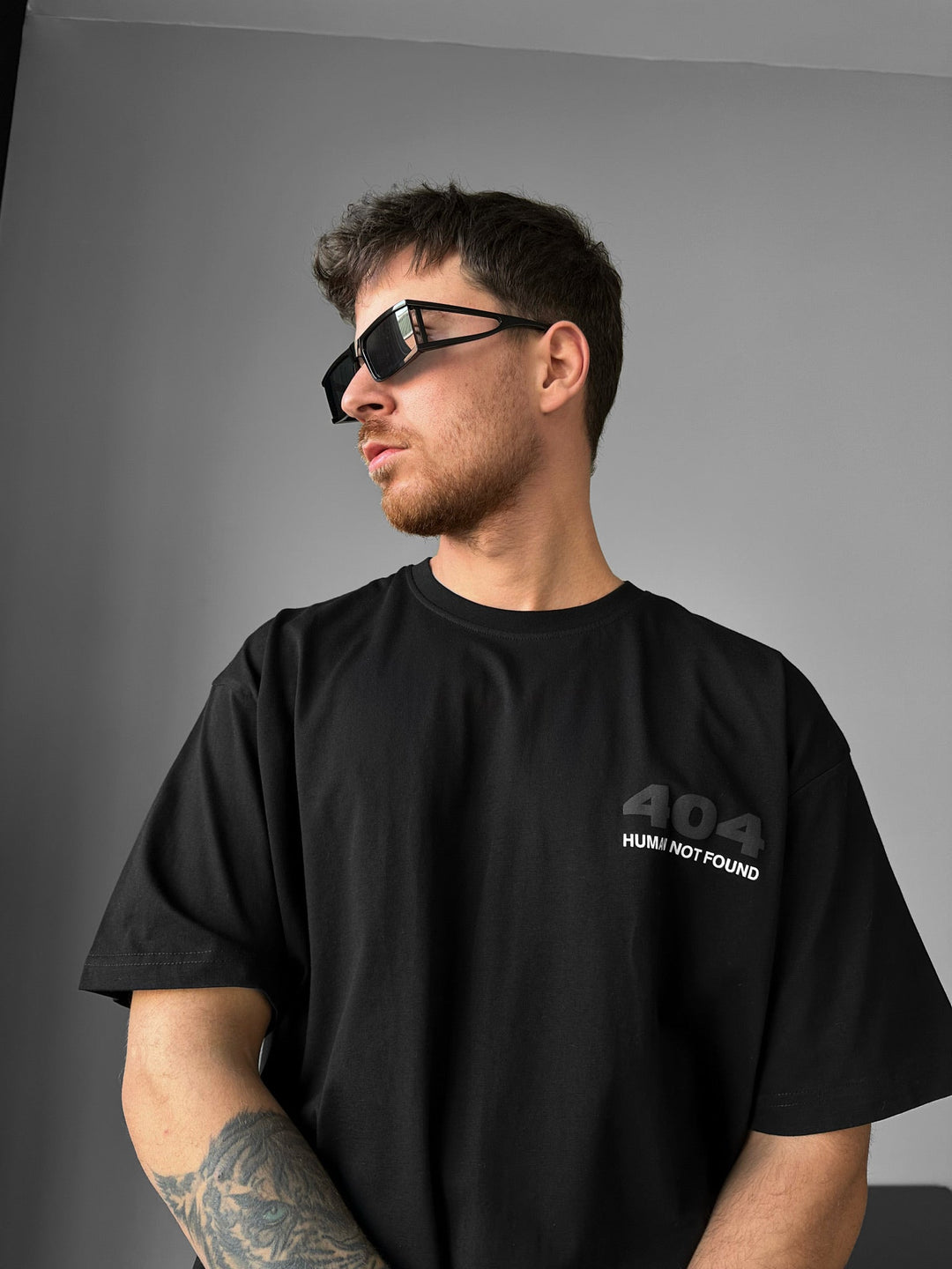 Oversize 404 T-shirt - Svart