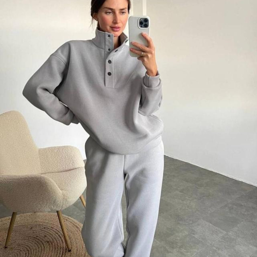 Mysset i fleece med ståkrage