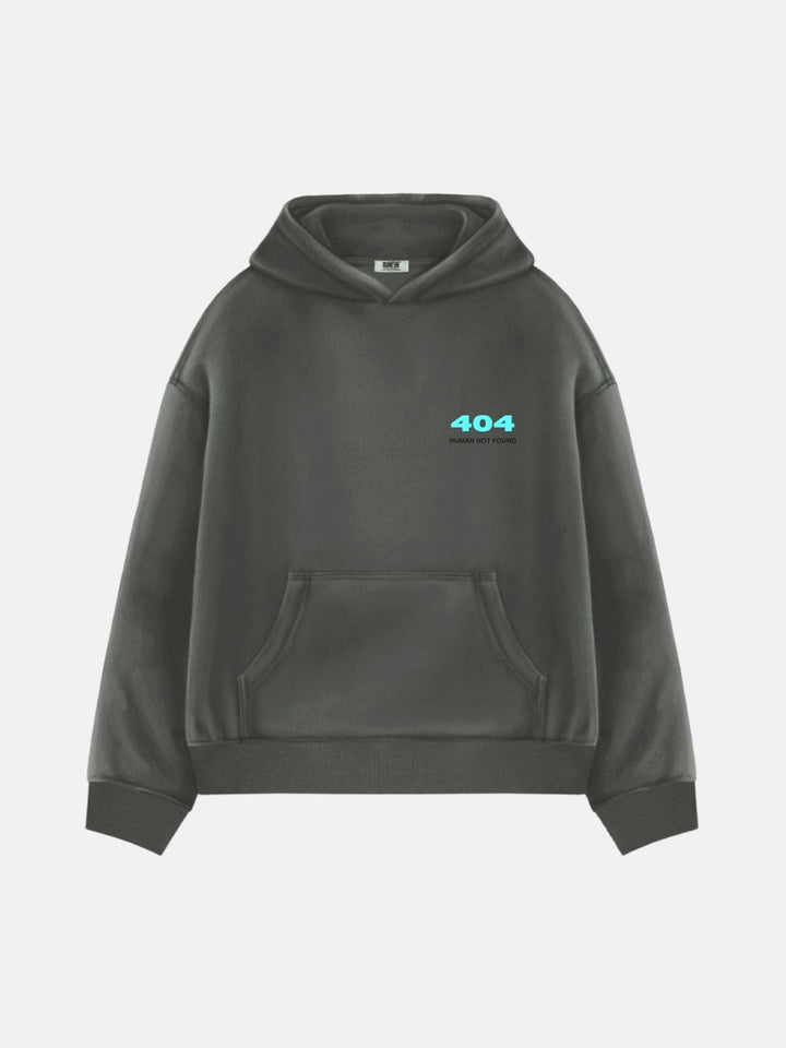 Oversize 404 Hoodie - Antracit