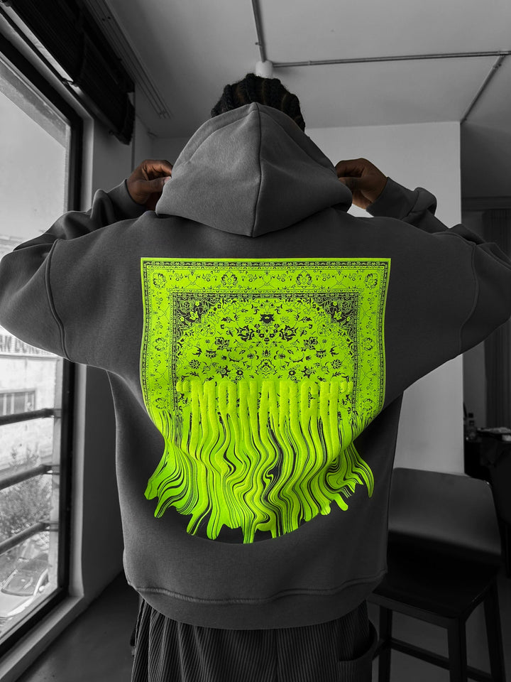 Oversize Monarch Hoodie - Antracit