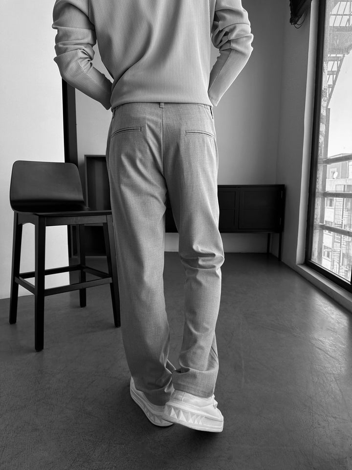 Modern Klipp Casual Byxor - Grå