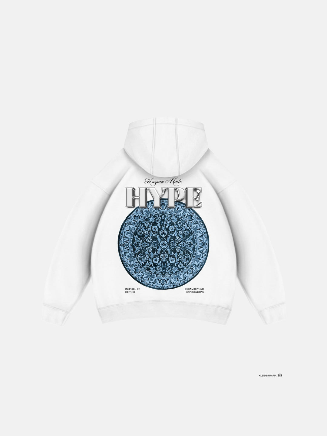 Oversize Hype Hoodie - Vit