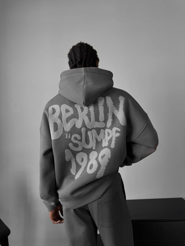 Oversize Berlin "Sumpf" Hoodie - Antracit