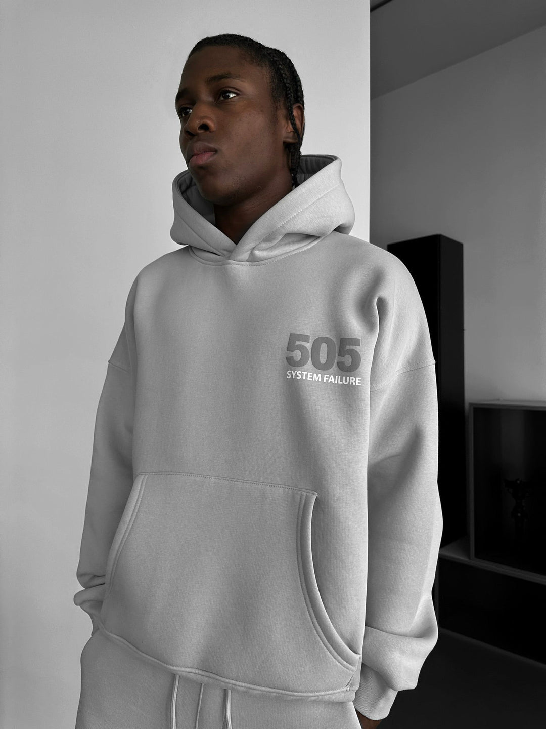 Oversize 505 Hoodie - Grå