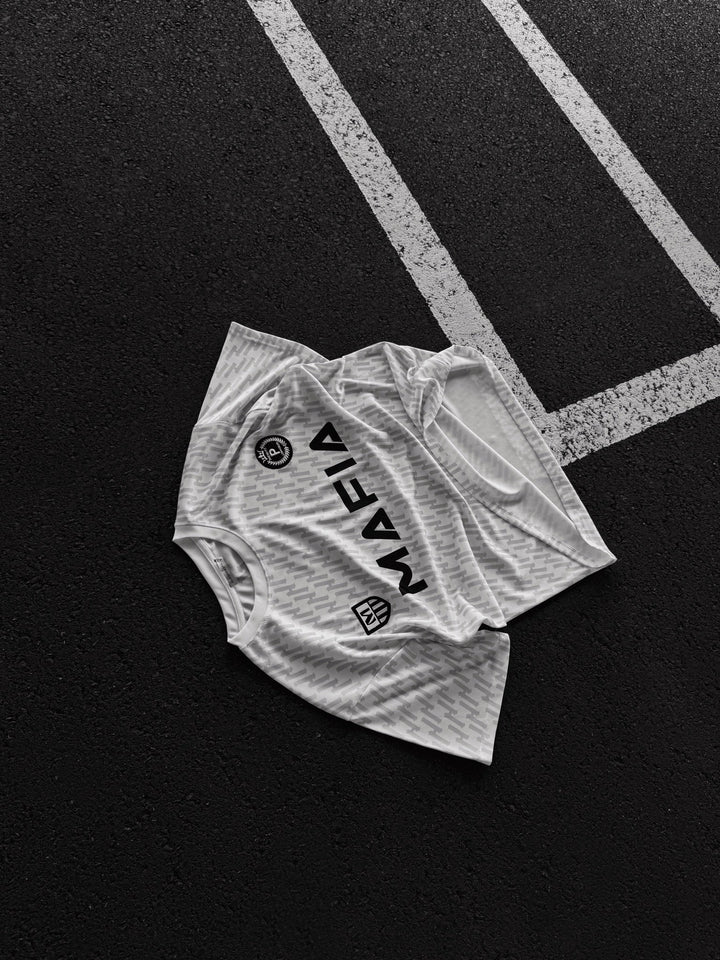Oversize Mafia Tröja T-Shirt - Vit