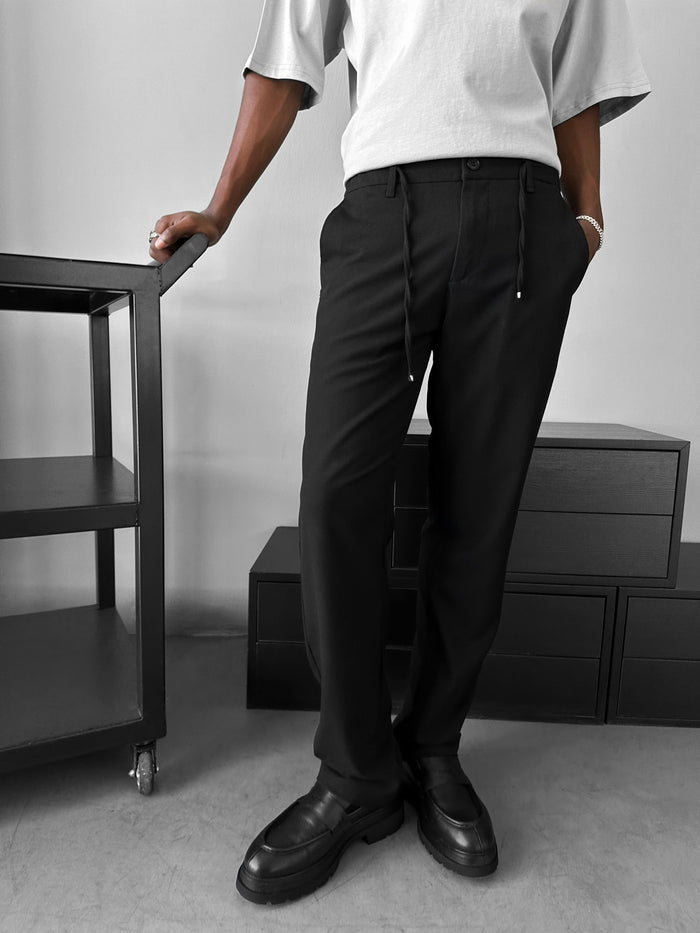 Modern Klipp Casual Byxor - Svart