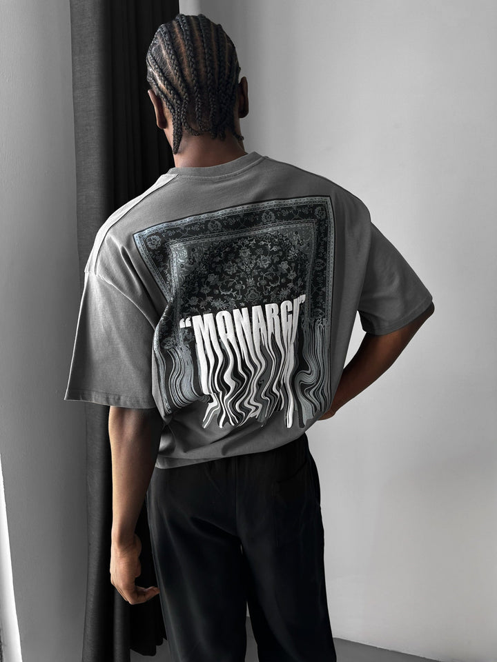 Oversize Monarch T-Shirt - Antracit och Vit