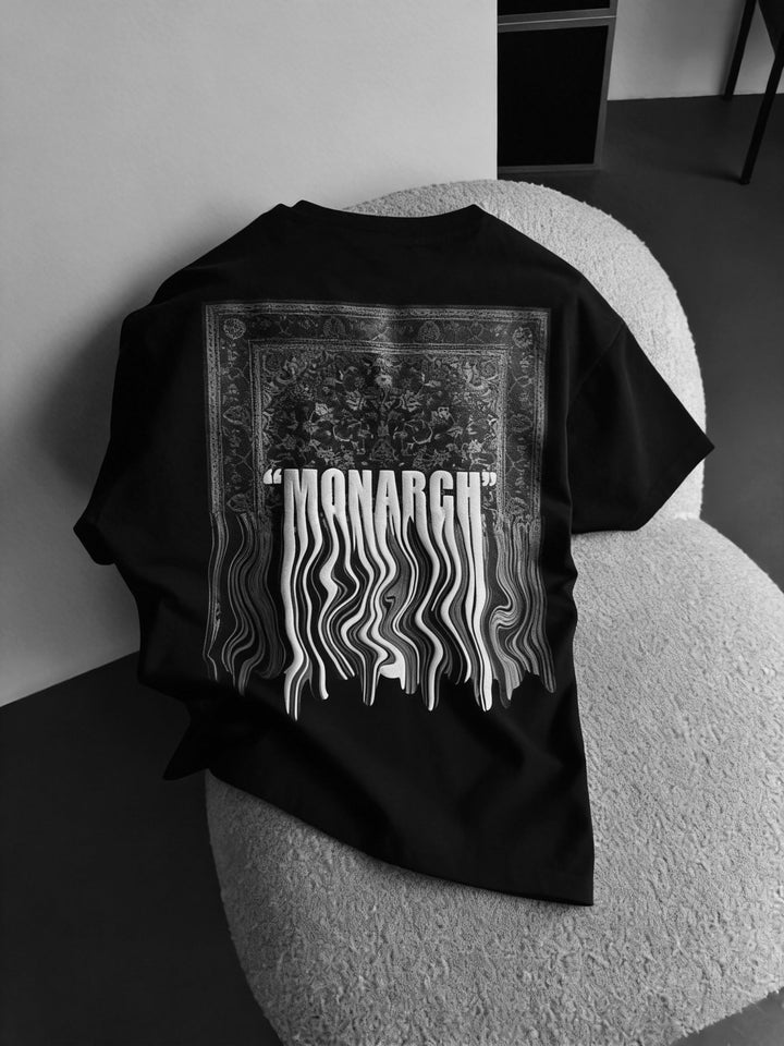 Oversize Monarch T-Shirt - Svart och Vit