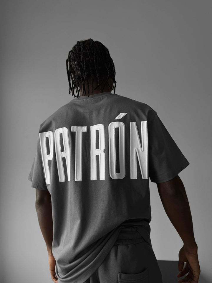 Oversize Patron T-shirt - Antracit
