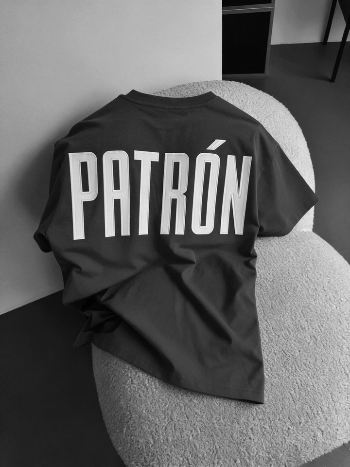 Oversize Patron T-shirt - Antracit