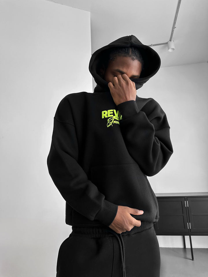 Oversize Revive Hoodie - Svart