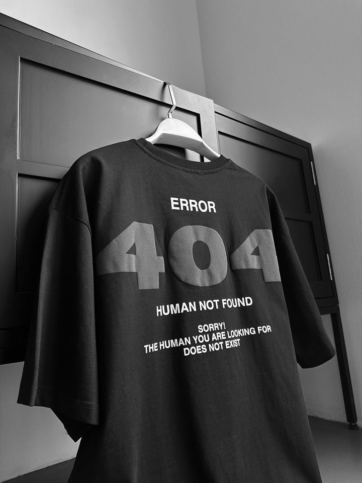 Oversize 404 T-shirt - Svart