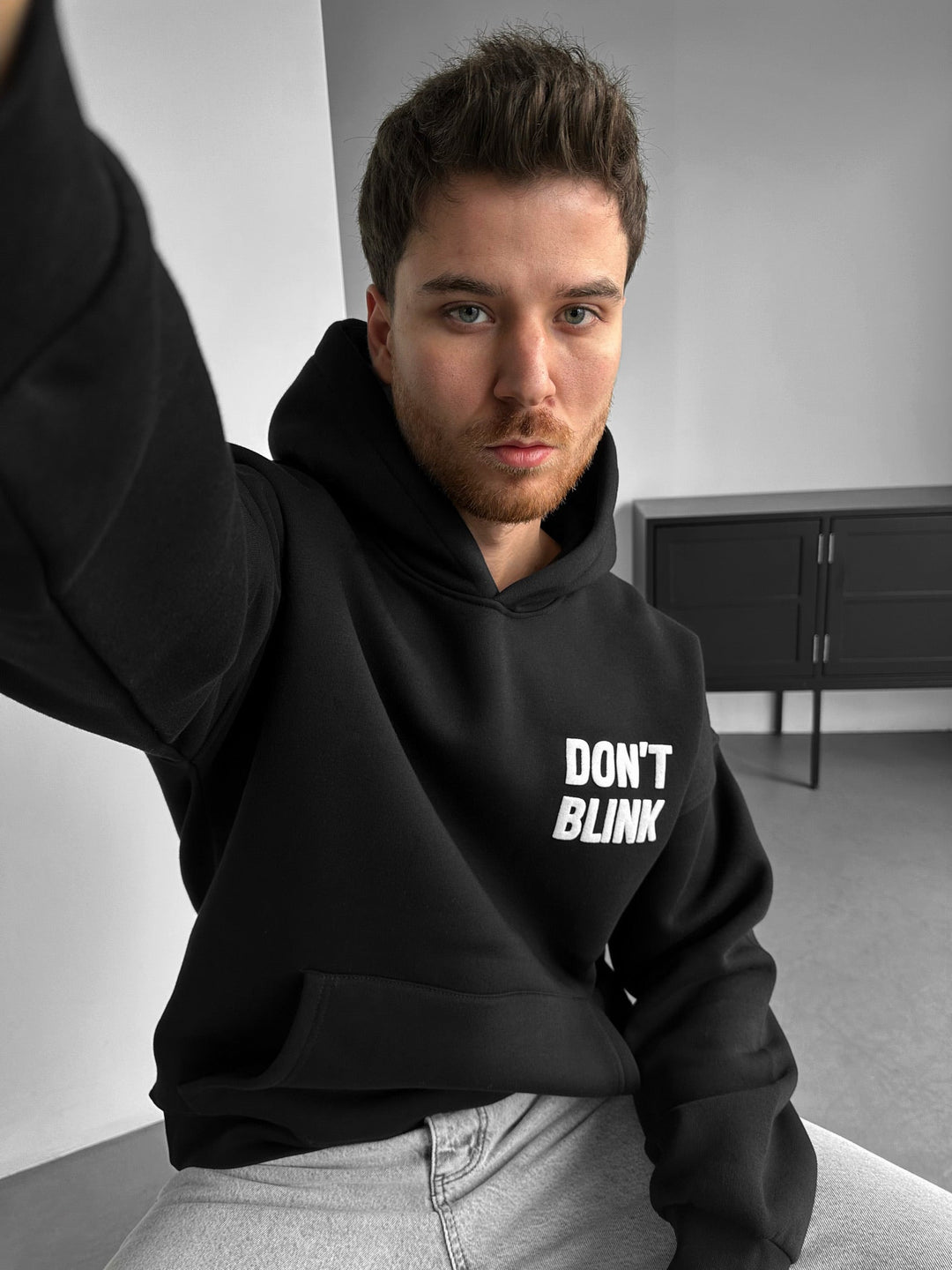 Oversize Fool You Hoodie - Svart