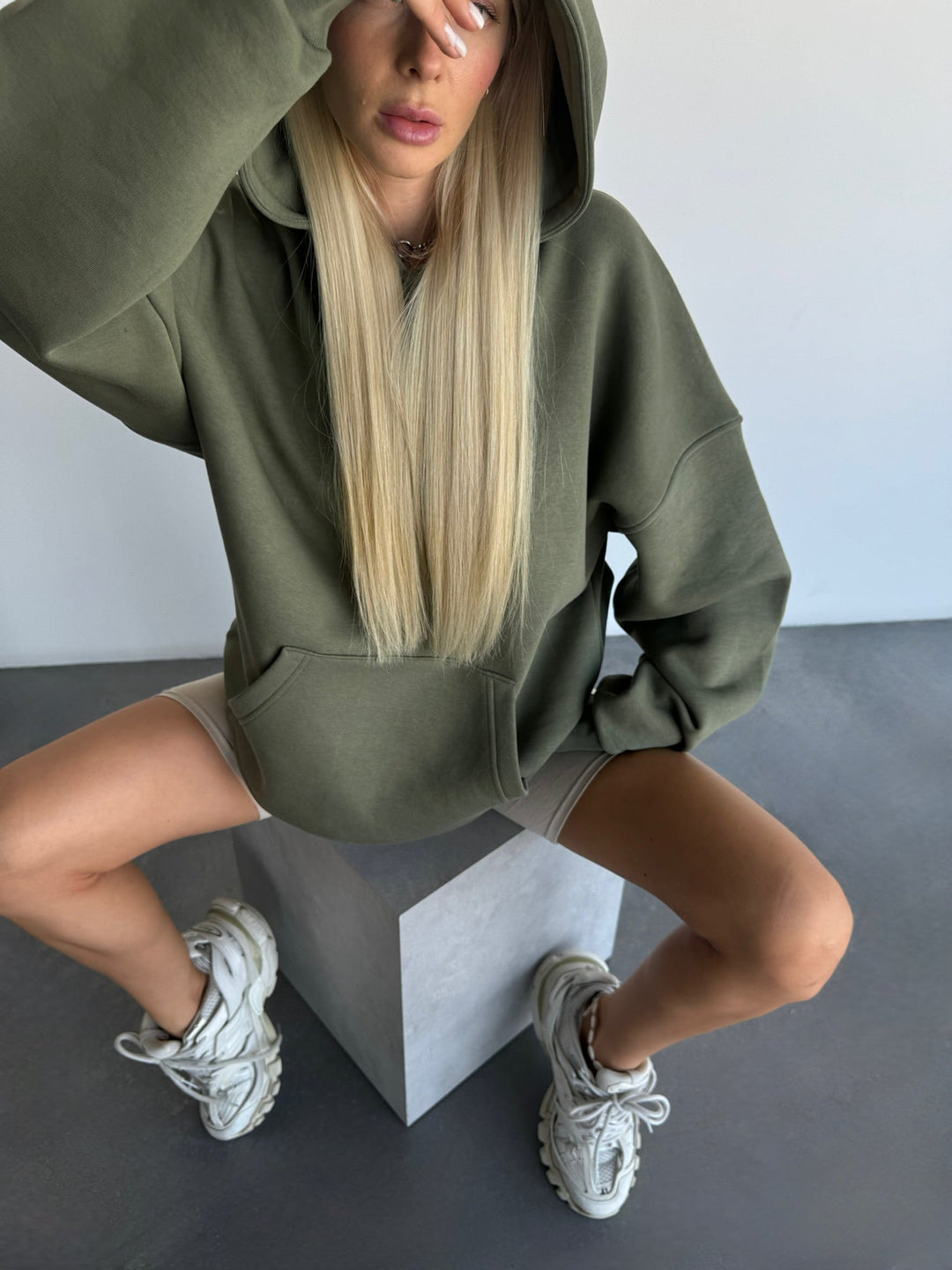 Oversize Basic Hoodie - Fyra Blad Klöver