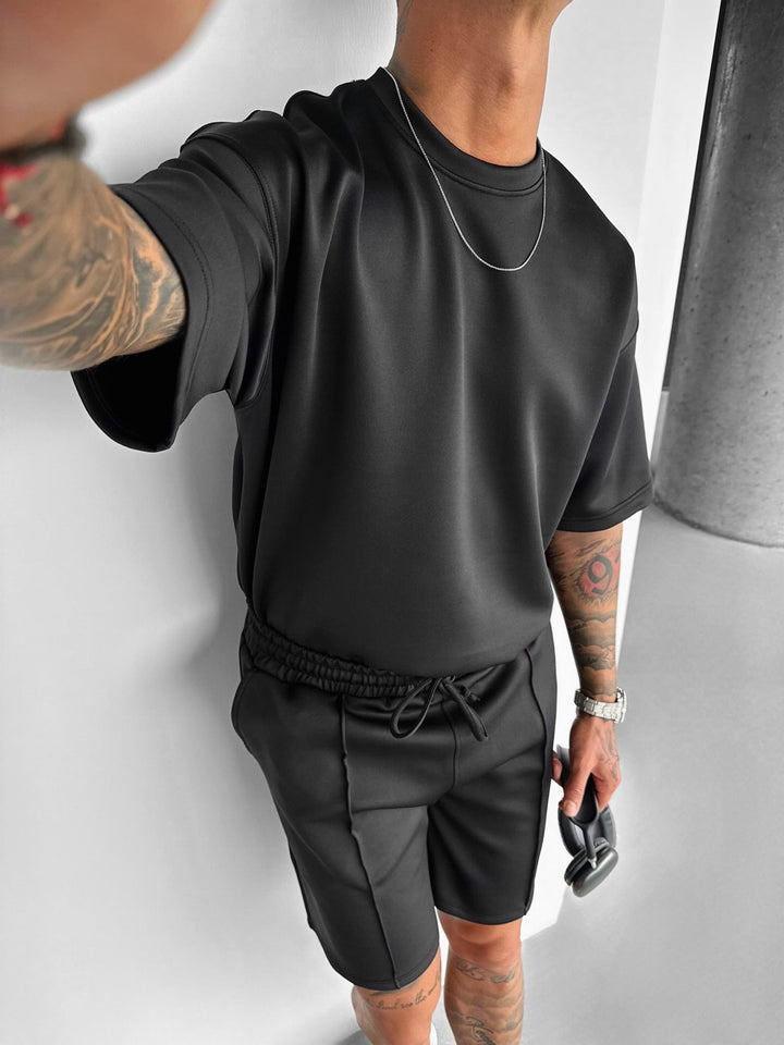 Regular Fit Diver T-shirt - Svart