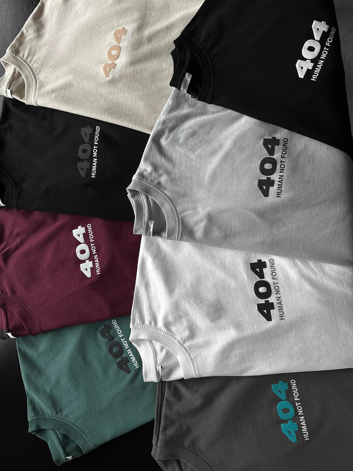 Oversize 404 T-shirt - Khaki