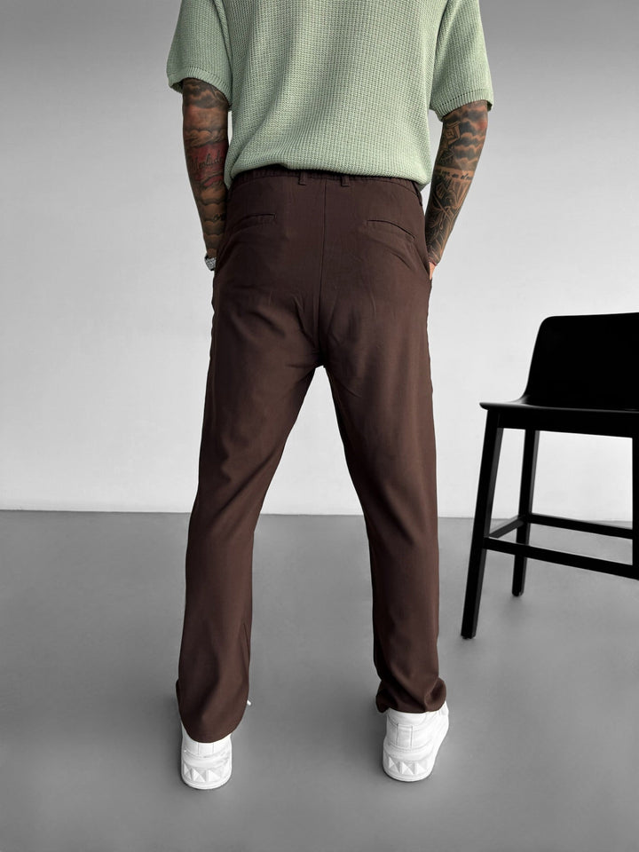 Baggy Chino Byxor - Brun