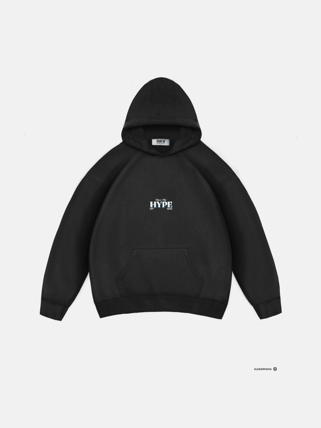 Oversize Hype Hoodie - Svart
