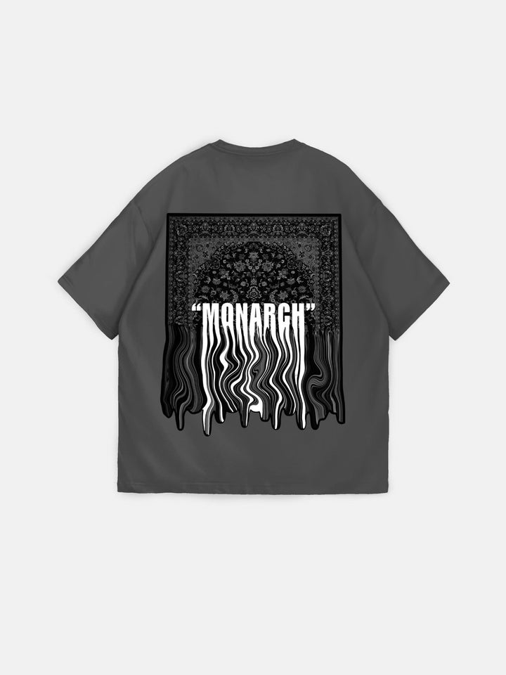 Oversize Monarch T-Shirt - Antracit och Vit