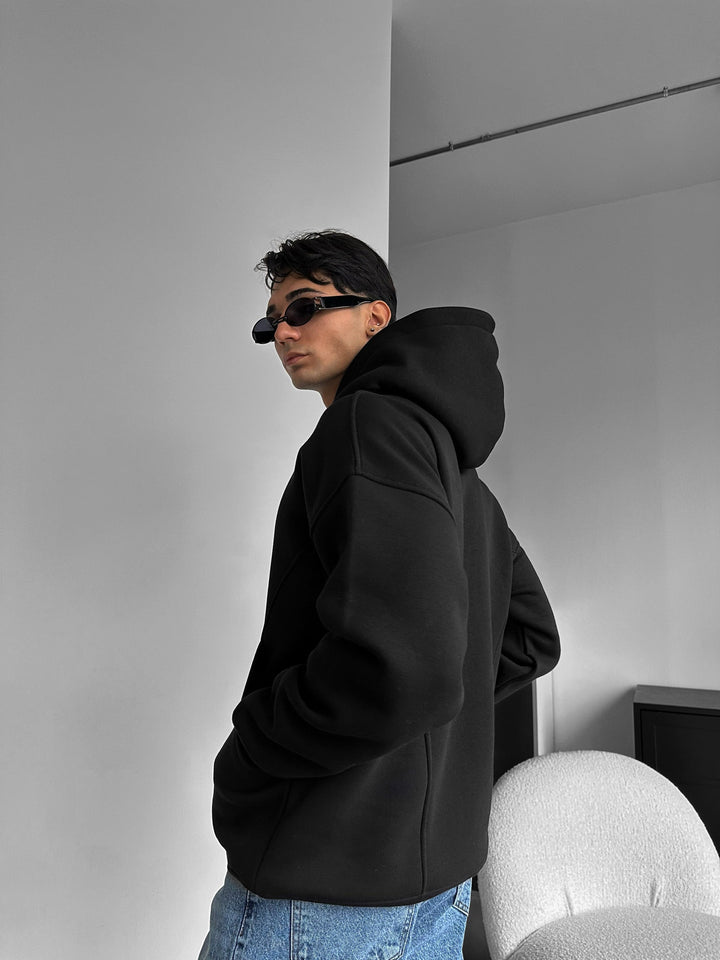 Oversize Get Money Hoodie - Svart