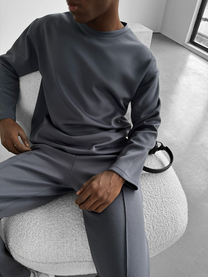 Oversize Diver Sweatshirt - Antracit
