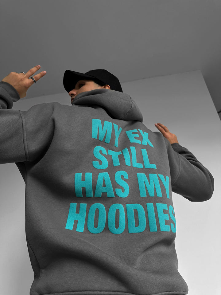 Oversize EX Del II Hoodie - Antracit