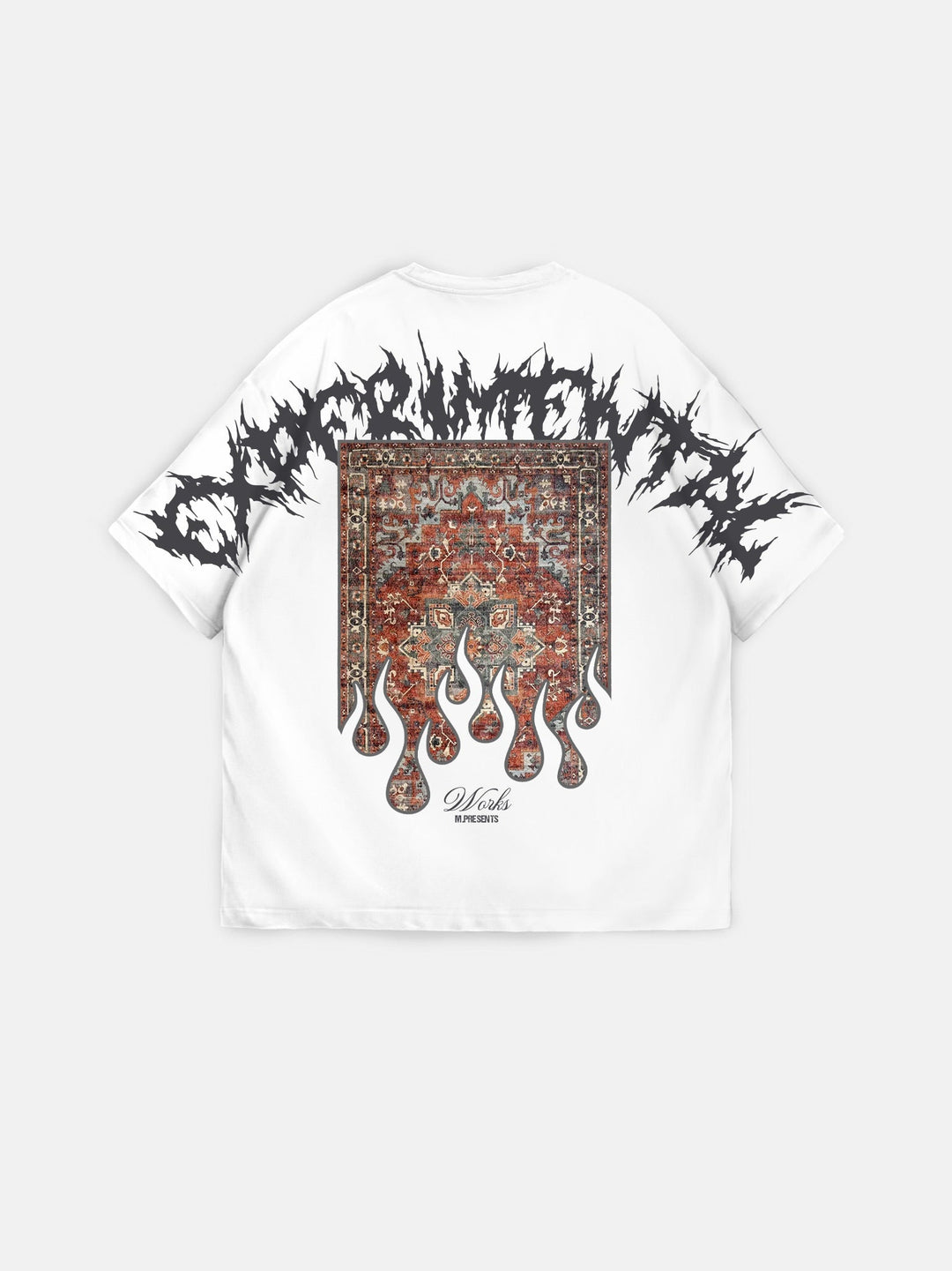 Oversize Experimentell T-Shirt - Ecru