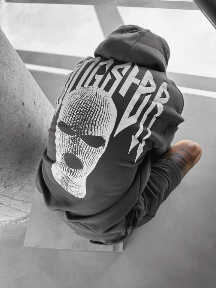 Oversize Gangster Hoodie - Antracit