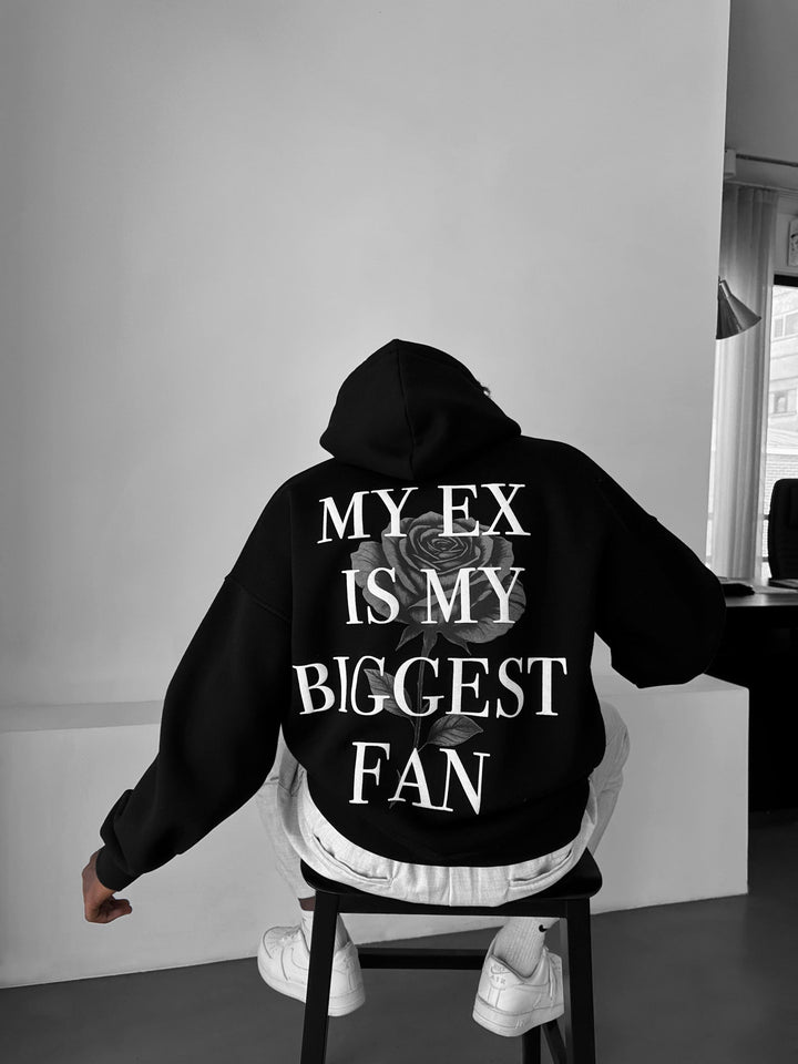 Oversize EX Hoodie - Svart