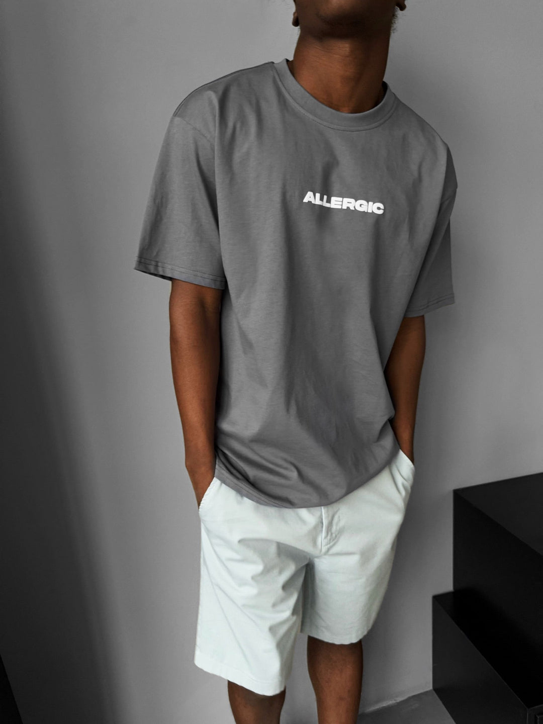 Oversize Allergisk T-Shirt - Antracit