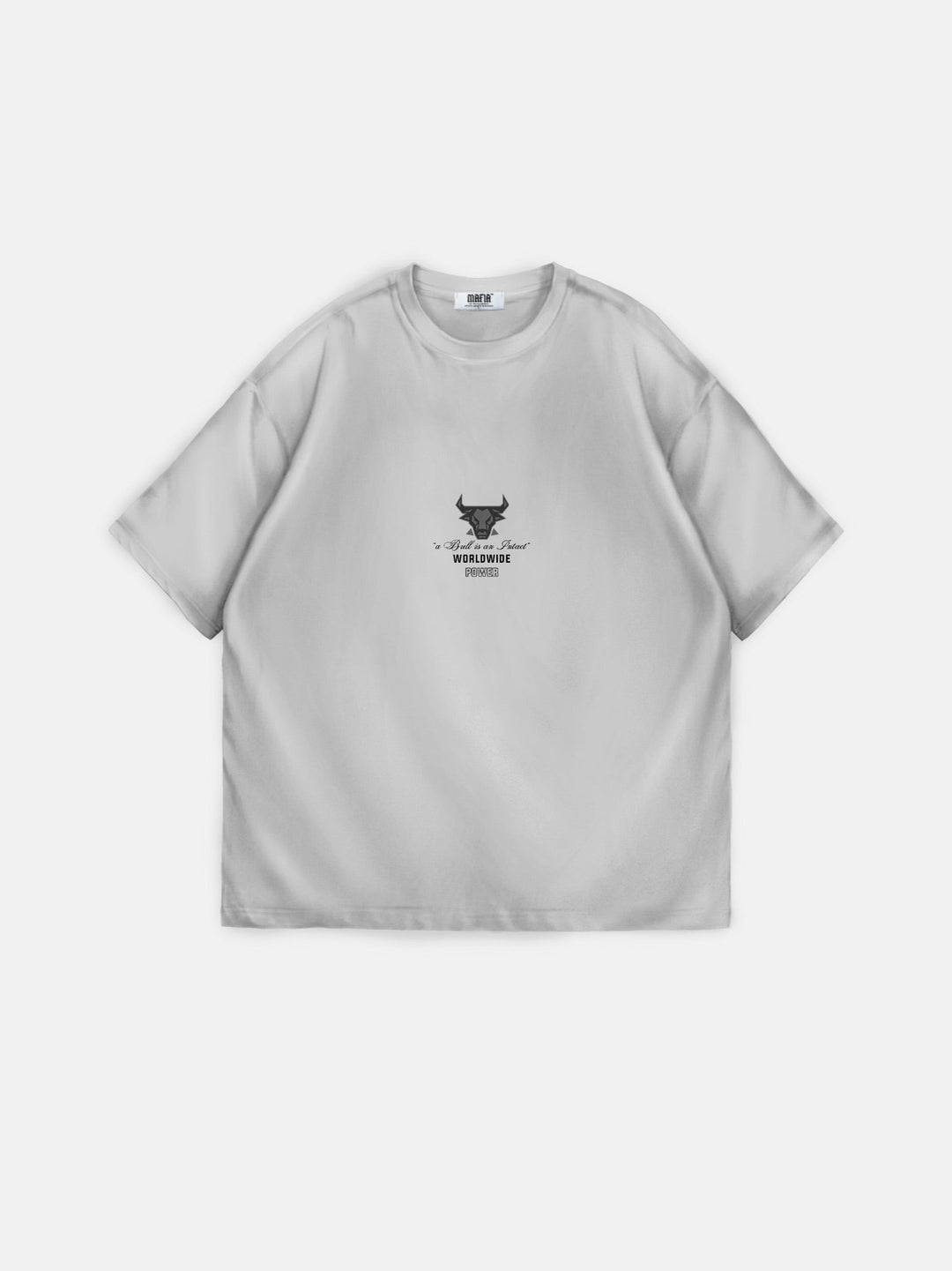 Oversize Bull Worldwide T-shirt - Grå