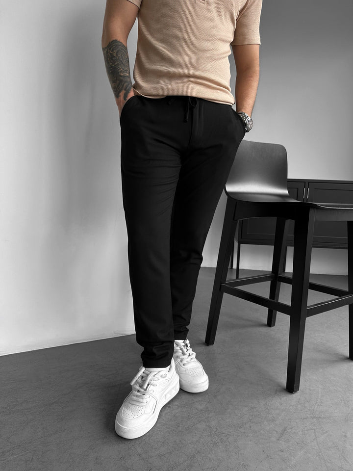 Modern Klipp Casual Byxor - Svart