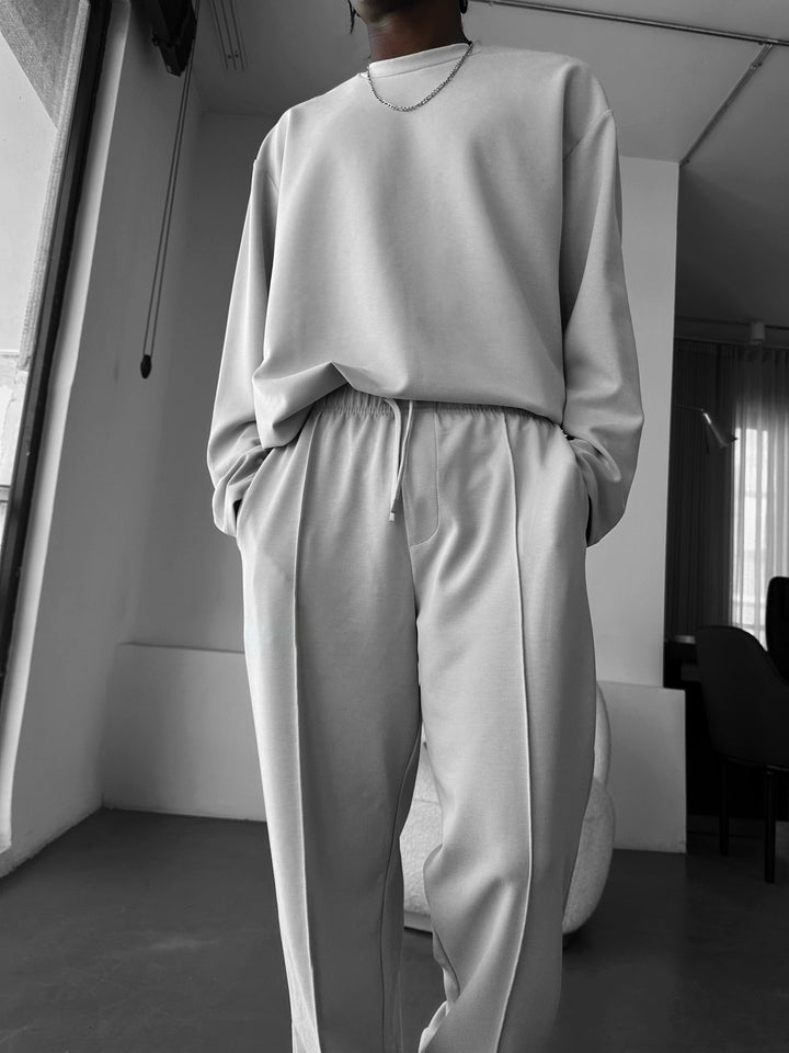 Oversize Modal Sweatshirt - Grå
