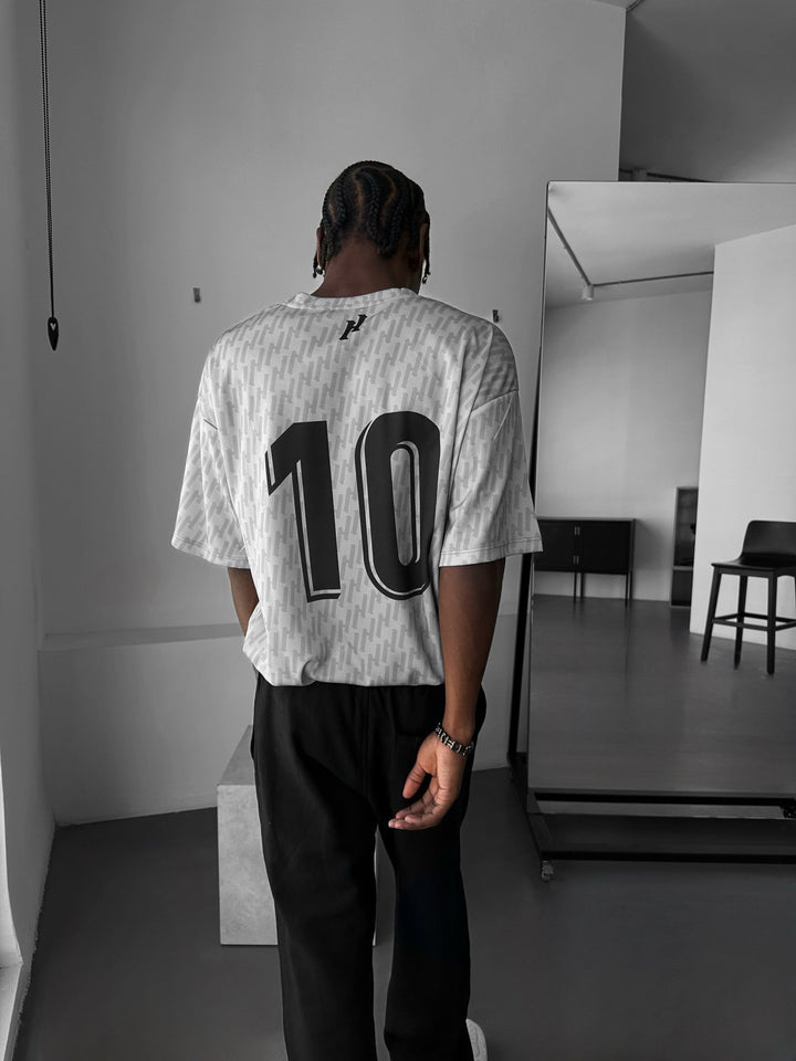 Oversize Mafia Trikot T-shirt - Grå