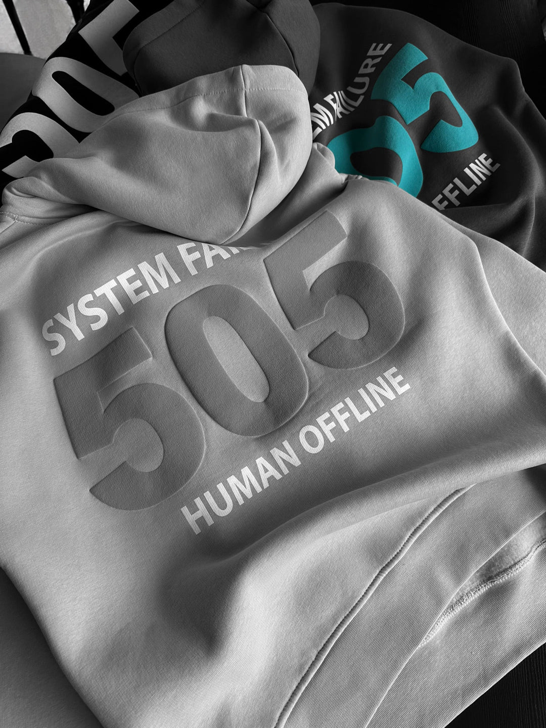 Oversize 505 Hoodie - Grå