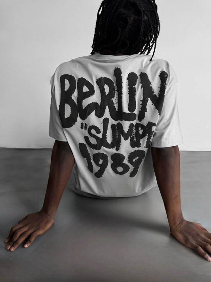 Oversize 'Berlin Sumpf' T-Shirt - Grå
