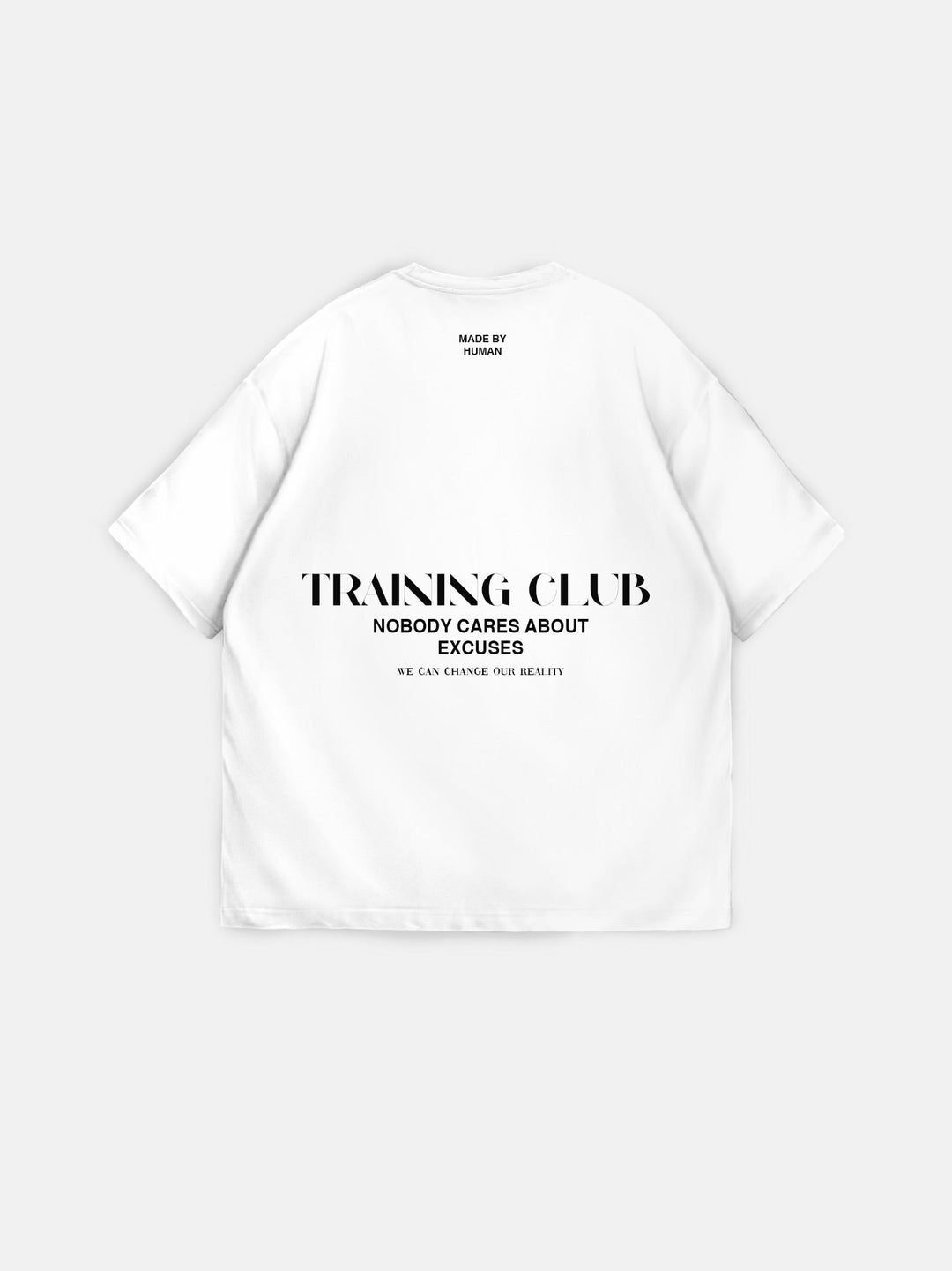 Oversize Träningsklubb T-Shirt - Ecru