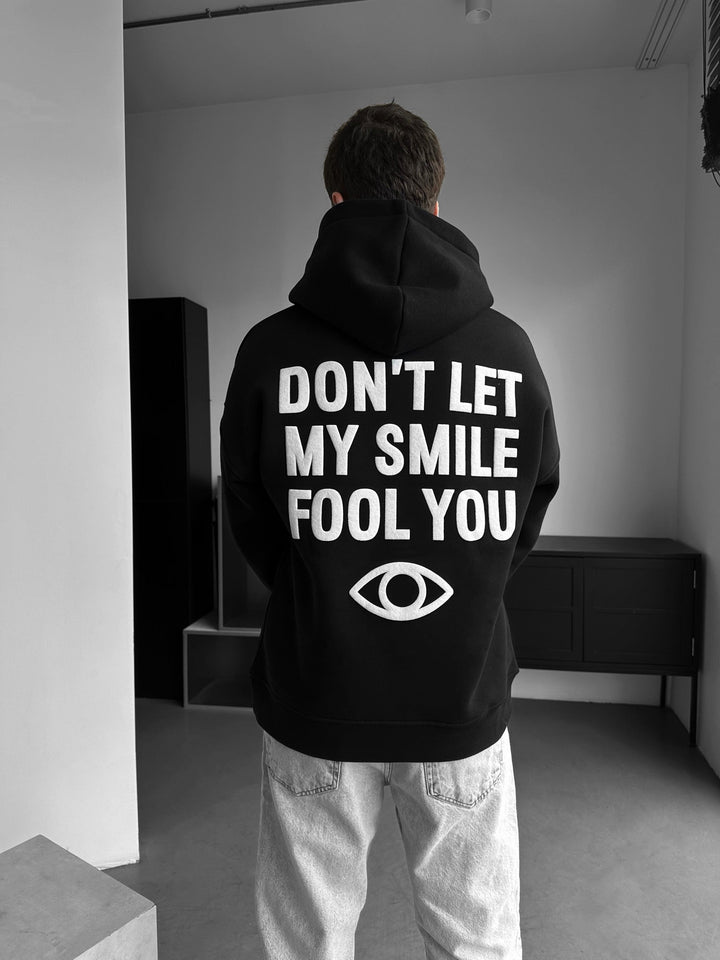 Oversize Fool You Hoodie - Svart