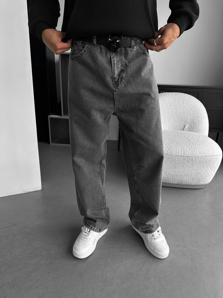 Relax Baggy Jeans - Antracit