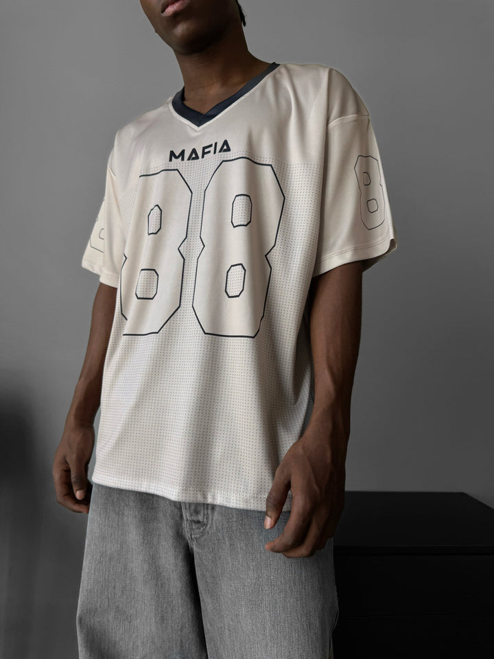 Oversize Varsity Mafia T-Shirt - Sten
