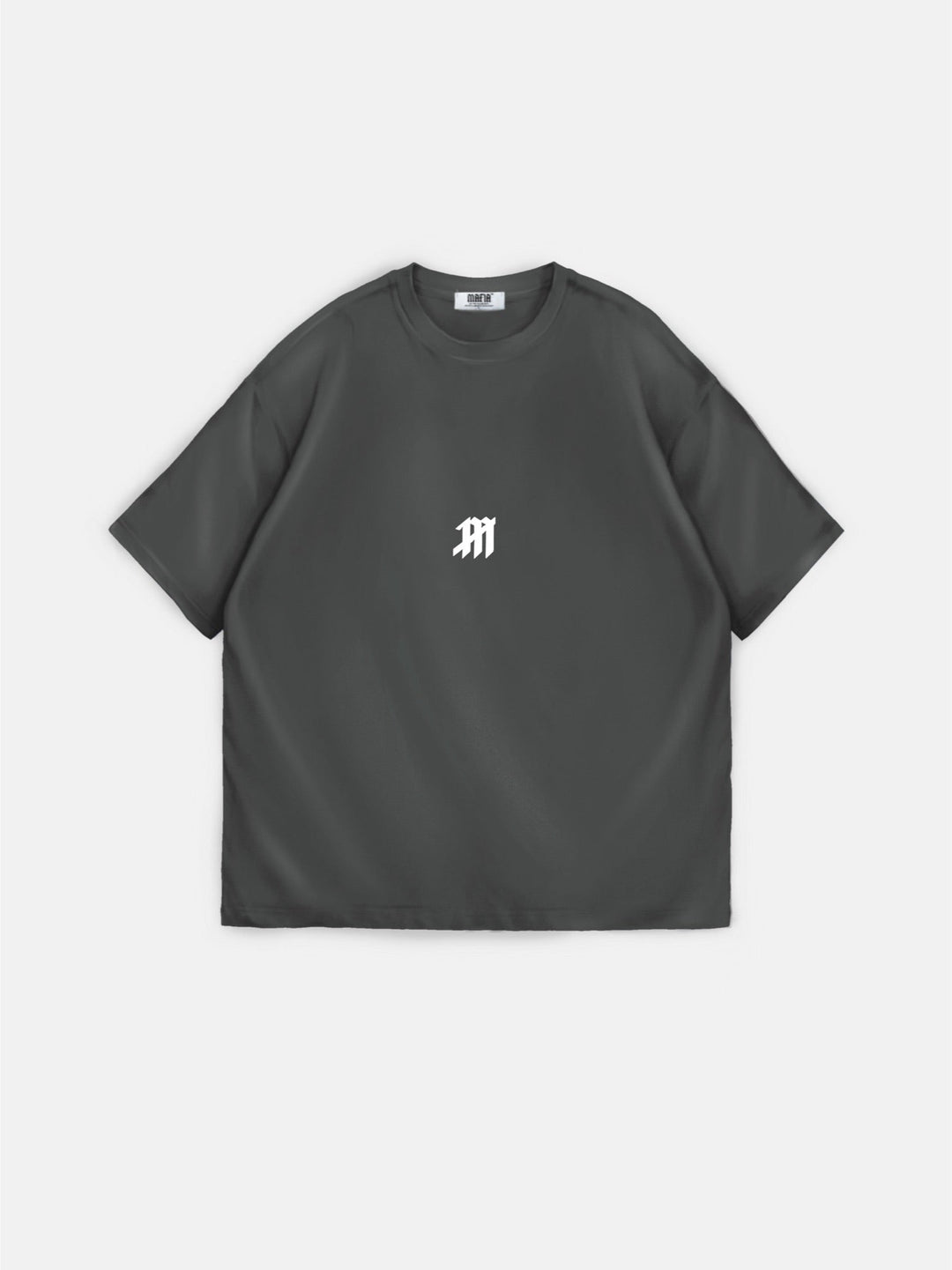 Oversize Mus T-shirt - Antracit