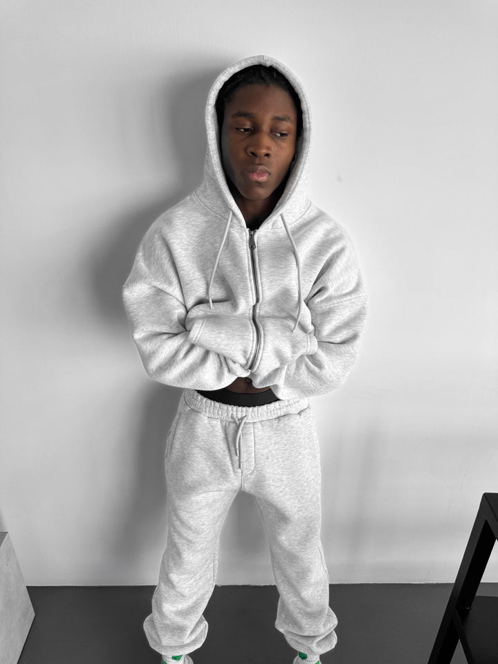 Basic Jogger - Ljus Grå Melange