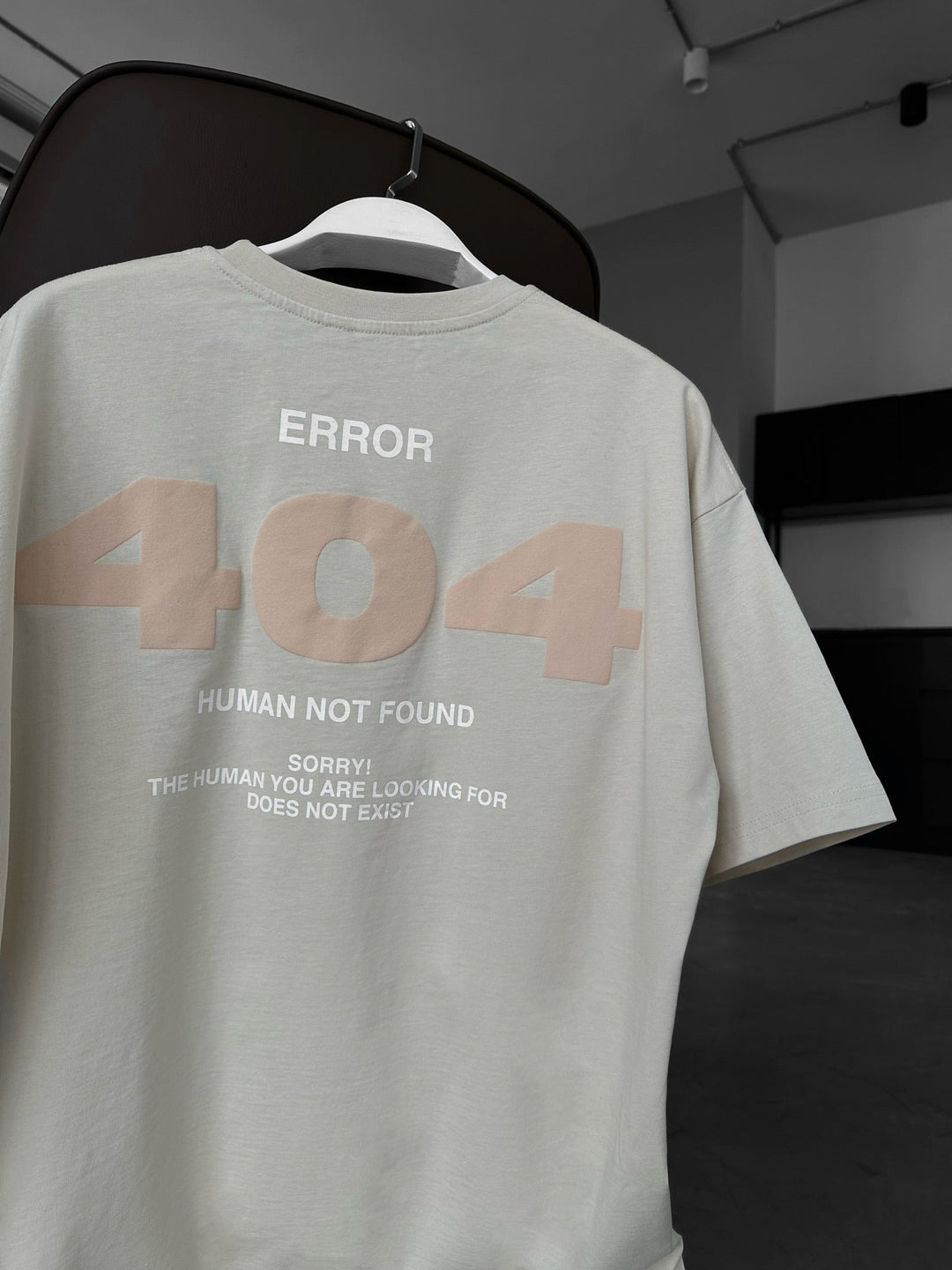 Oversize 404 T-shirt - Beige