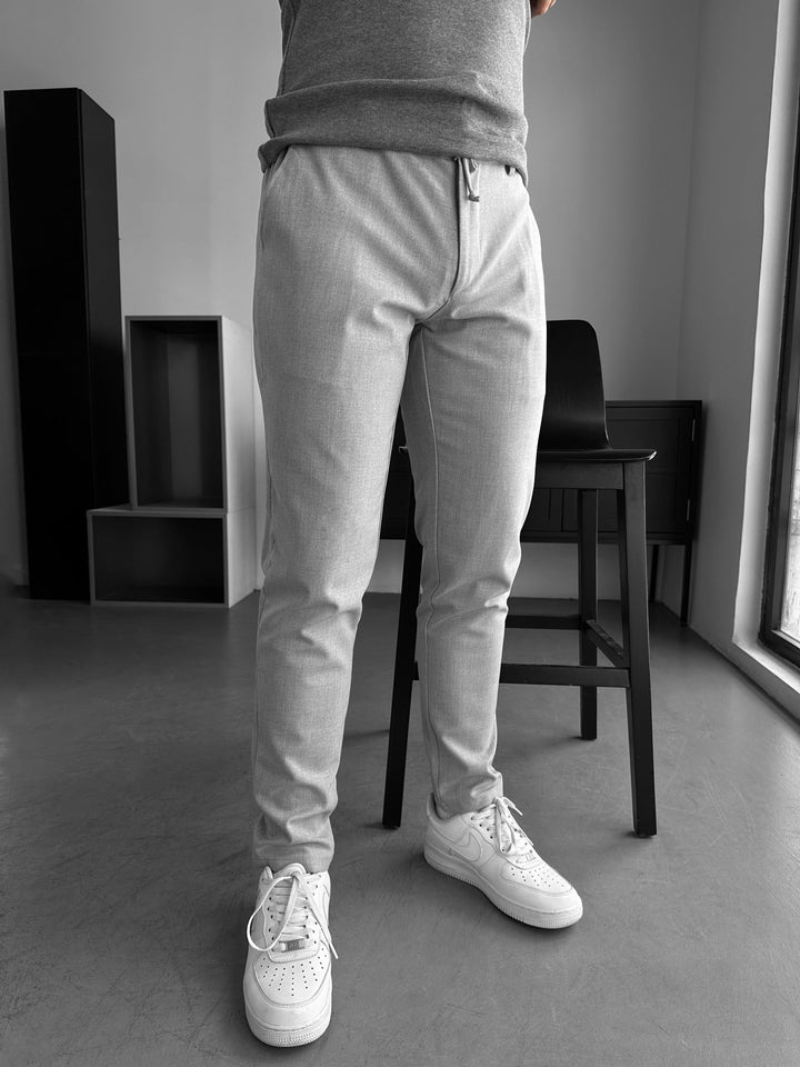Modern Skär Casual Byxor - Grå