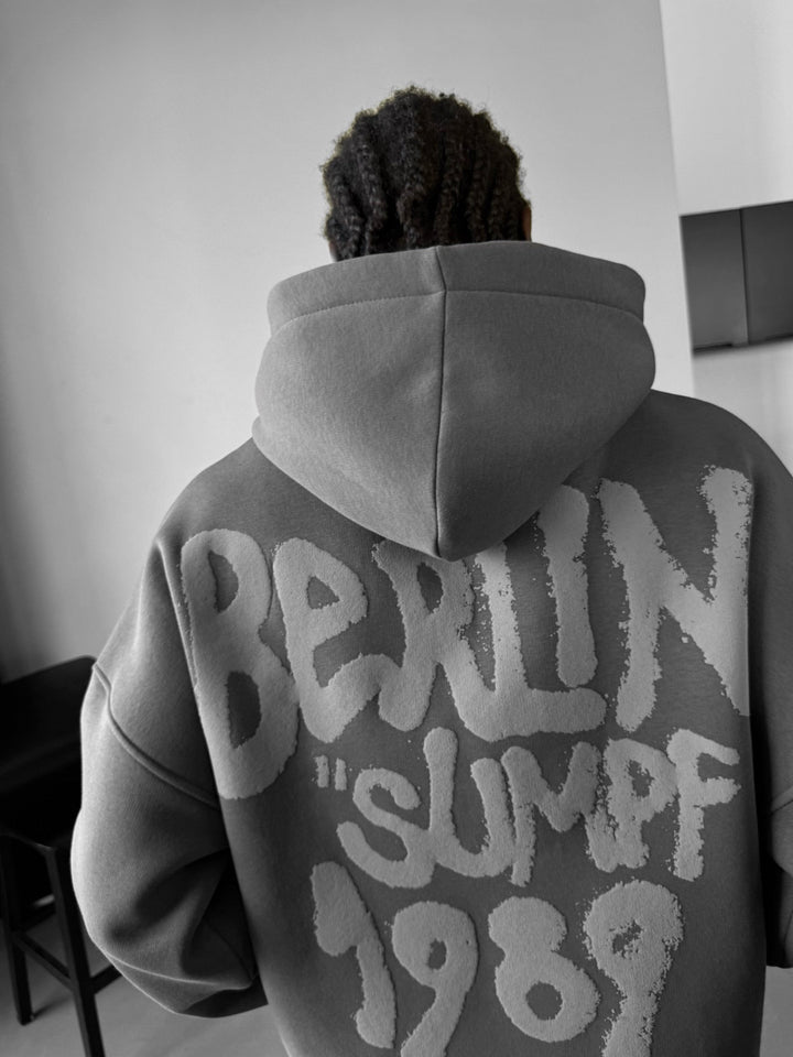 Oversize Berlin "Sumpf" Hoodie - Antracit