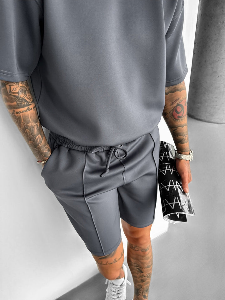 Regular Fit Diver T-shirt - Antracit