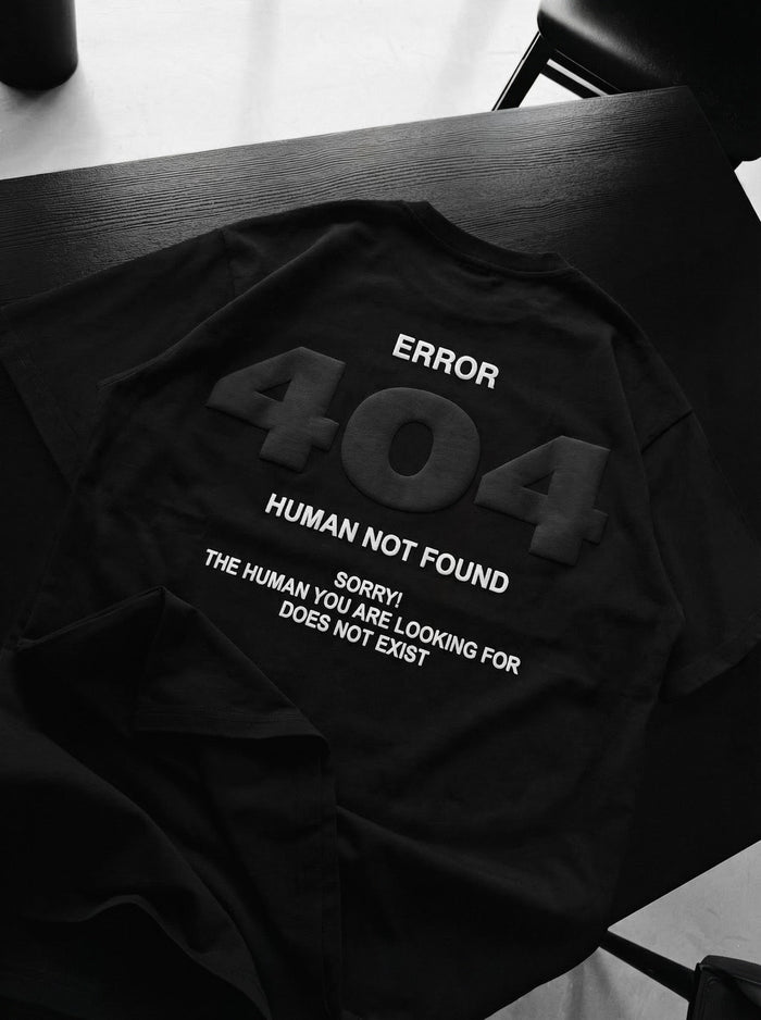 Oversize 404 T-shirt - Svart