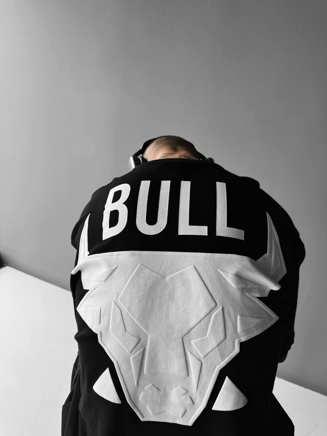 Oversize Bull T-shirt - Svart och Vit