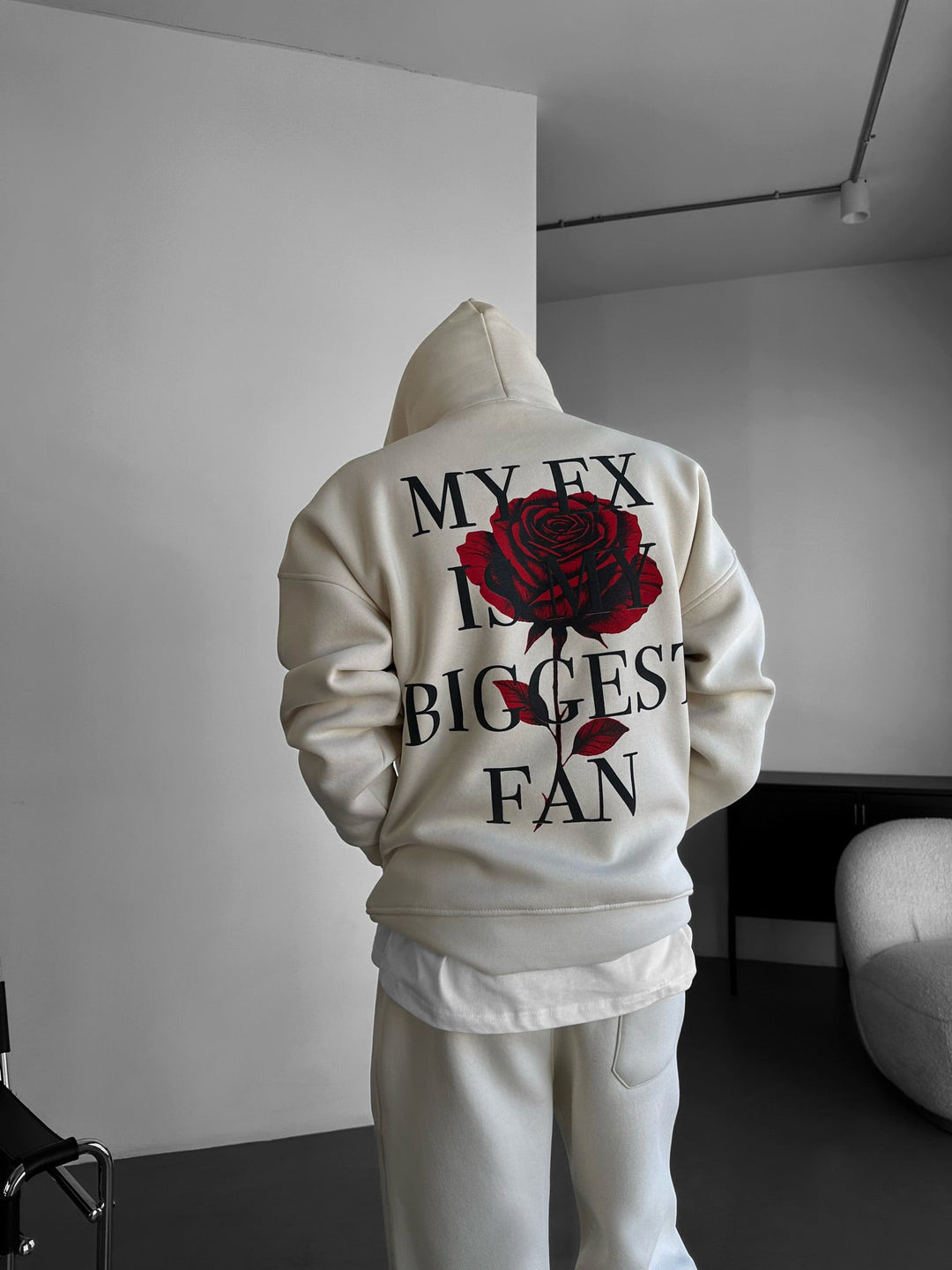 Oversize EX Hoodie - Beige