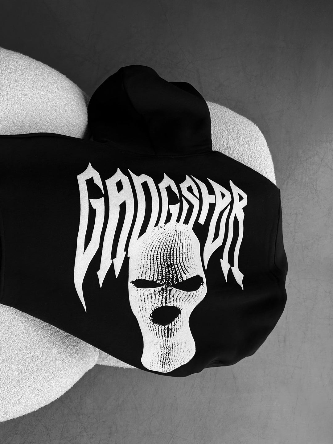 Oversize Gangster Hoodie - Svart